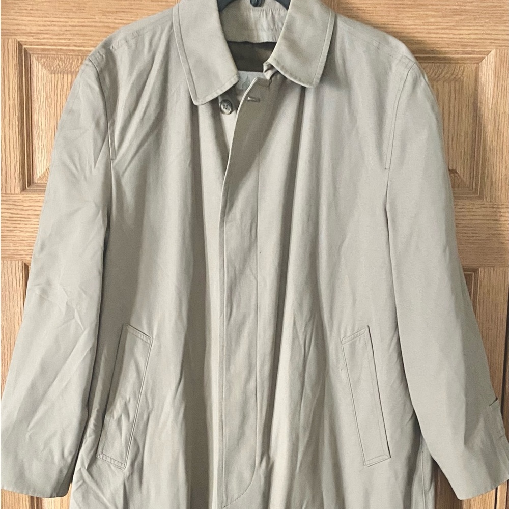 London Fog Vintage Coat W/ Zip Out Lining Men’s 38 Short Made USA Button